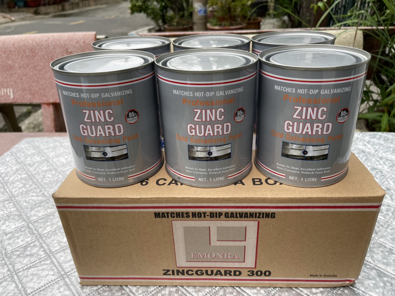 Sơn mạ kẽm lạnh ZG300 chai xịt bảo vệ kim loại lâu dài