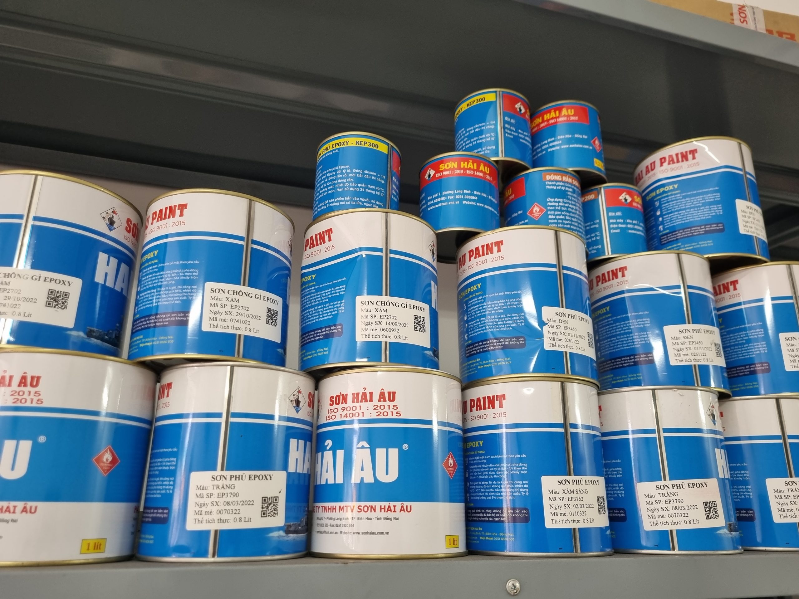 Đại lý sơn epoxy Hải Âu chuyên phục vụ công nghiệp