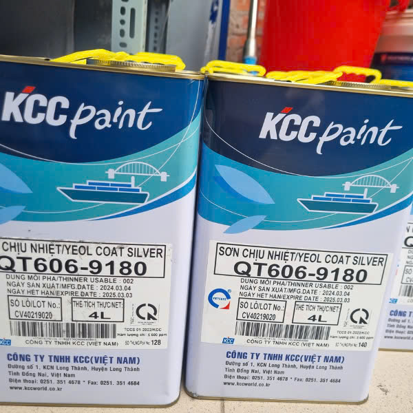 Mua sơn KCC chịu nhiệt chính hãng giá ưu đãi tại HCM