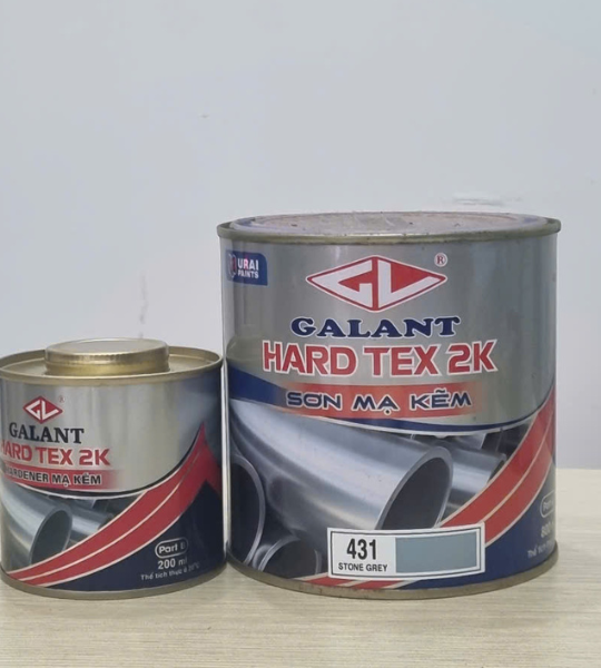 Sơn mạ kẽm Galant Hard tex 2K bộ 1L