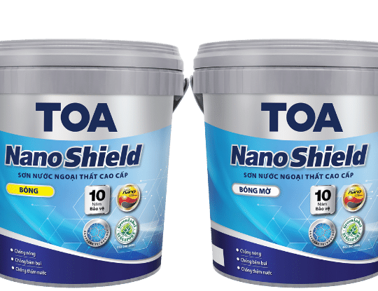 Sơn nước ngoại thất cao cấp TOA NanoShield