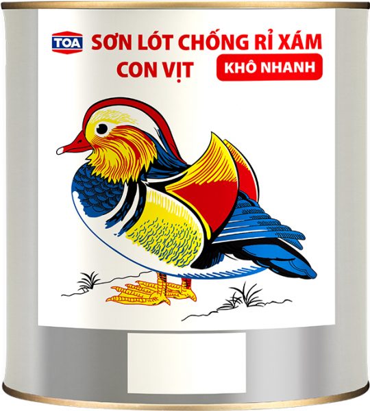 Sơn lót chống rỉ màu xám Con Vịt