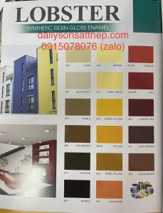 Sơn công nghiệp Toa 885 đỏ bền màu ngoài trời