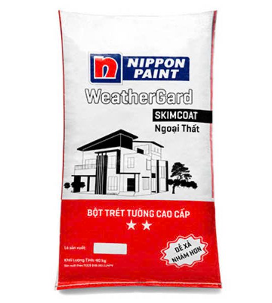 Bột Trét Nippon Weathergard Skimcoat Ngoại Thất