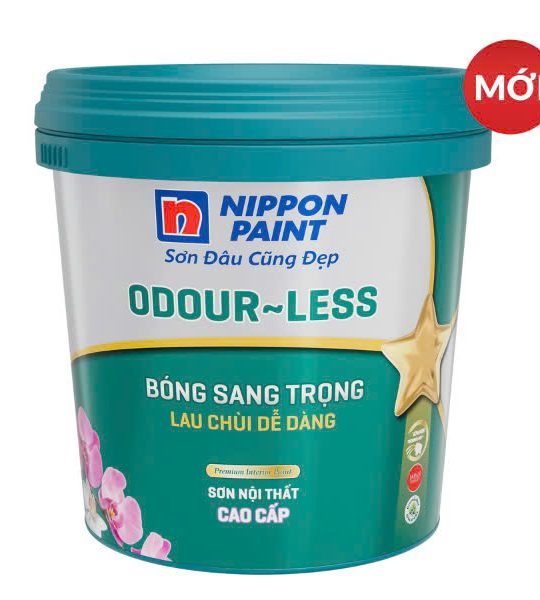 Sơn Nippon Odour-less Bóng Sang Trọng