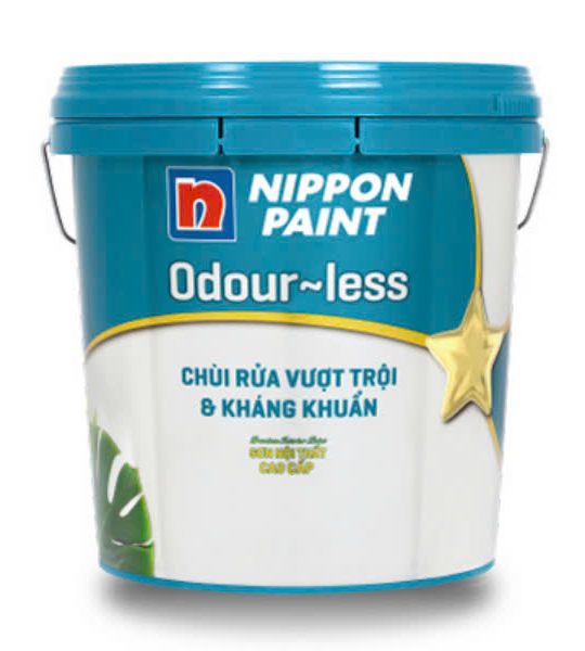 Sơn Nippon Odour-less Chùi Rửa Vượt Trội & Kháng Khuẩn