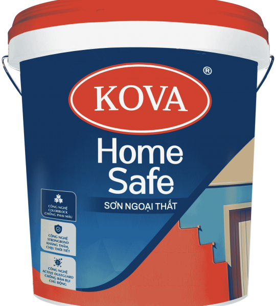 Sơn ngoại thất cao cấp KOVA Home Safe (Bóng mờ – Nền S,T,D,A)