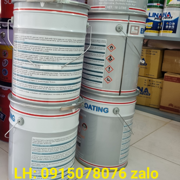 Sơn mạ kẽm lạnh ZG400 400ml, 1L, 4L, 18L
