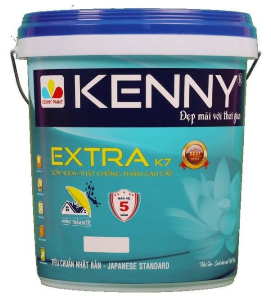 Sơn ngoại thất chống thấm Kenny Extra K7