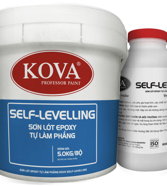 Sơn lót Epoxy Tự làm phẳng KOVA Self-levelling Màu trắng