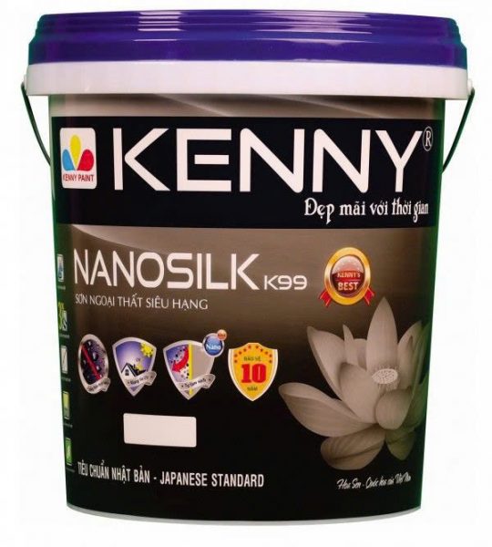 Sơn ngoại thất làm sạch Kenny Nanoshiel K99