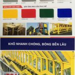 Bảng màu sơn toa