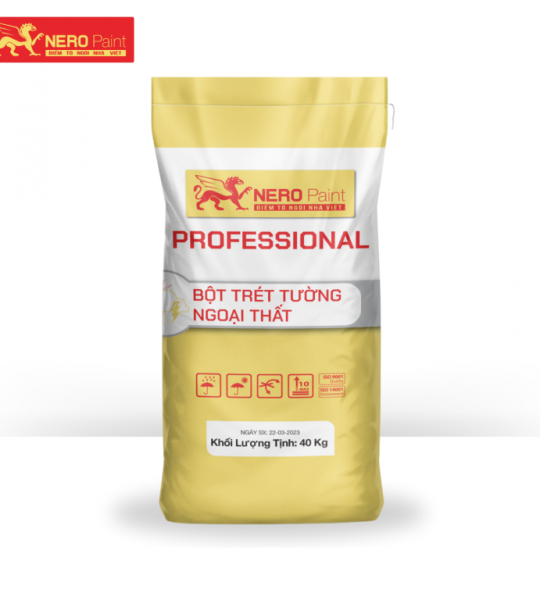 BỘT TRÉT TƯỜNG NERO PROFESSIOINAL – NGOẠI THẤT