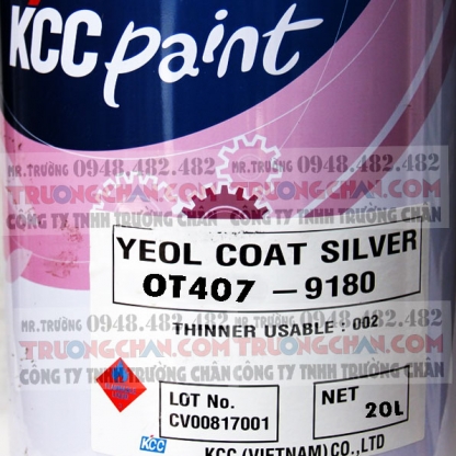 Tổng kho sơn KCC chịu nhiệt OT407 – 9180 toàn quốc