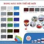 bảng màu sơn thế hệ mới 2