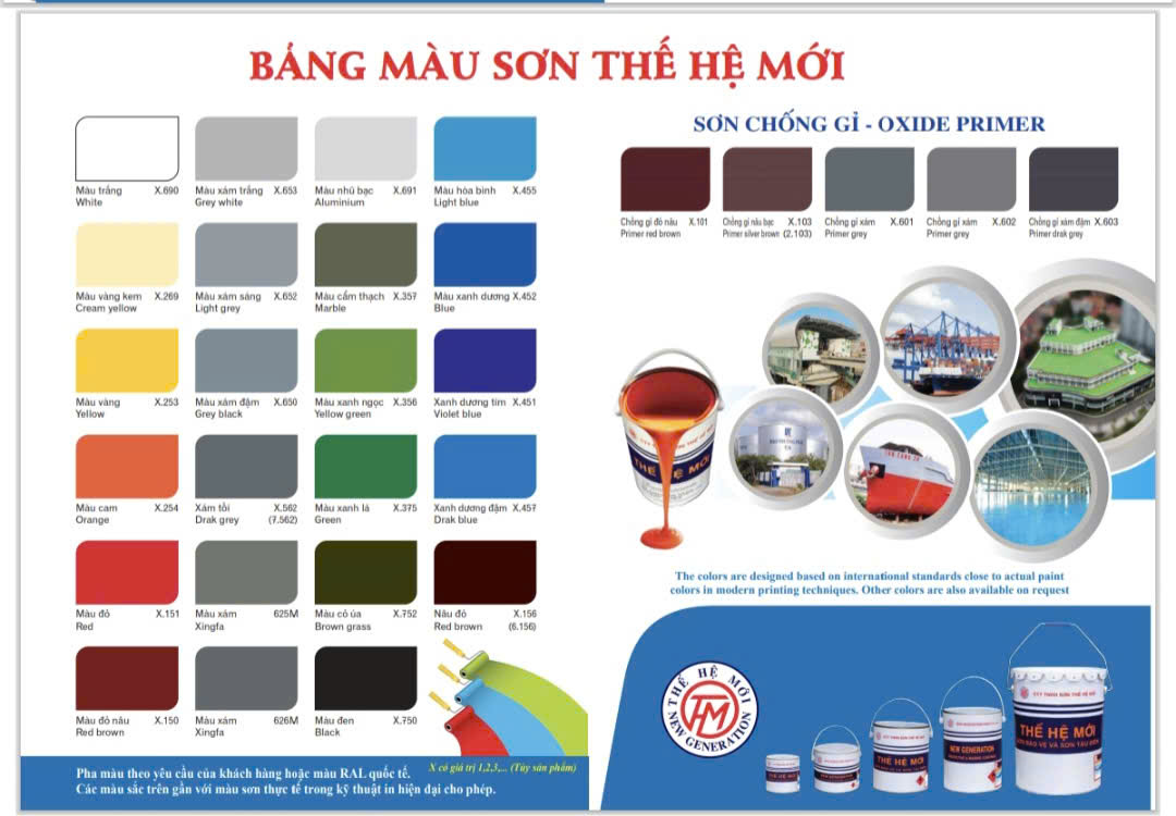 Sơn epoxy Thế Hệ Mới HCM – Đại lý phân phối chính hãng