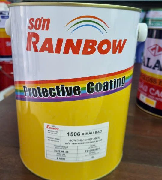 Sơn chịu nhiệt 200 độ màu bạc 1506