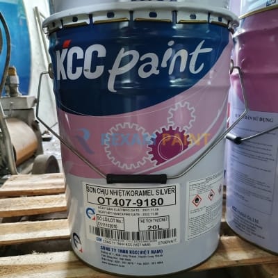 Bảng màu sơn KCC chịu nhiệt OT407 – 9180 phổ biến
