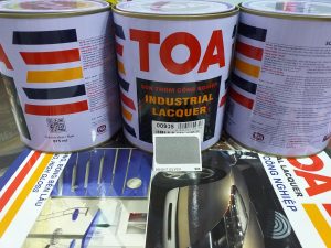 Sơn công nghiệp Toa màu dương tím 505 cho sắt thép