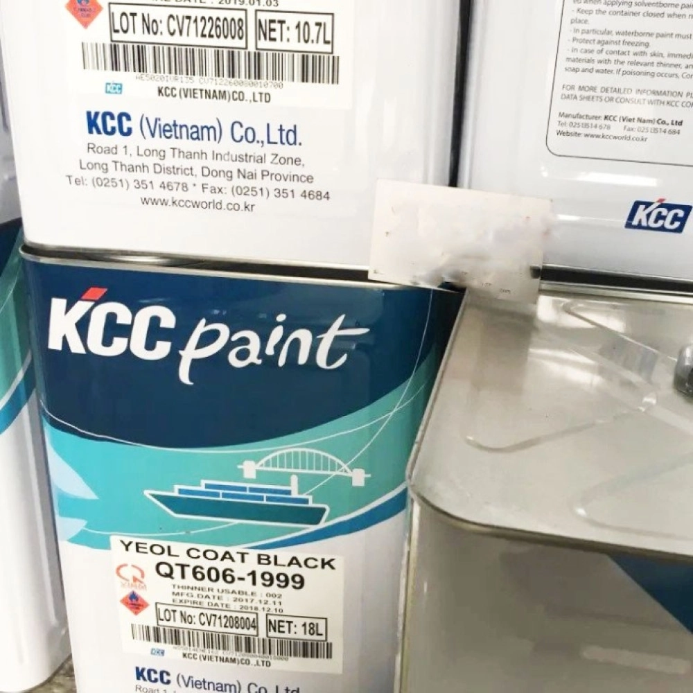 Sơn KCC chịu nhiệt QT606-1999 giá sỉ cho nhà thầu