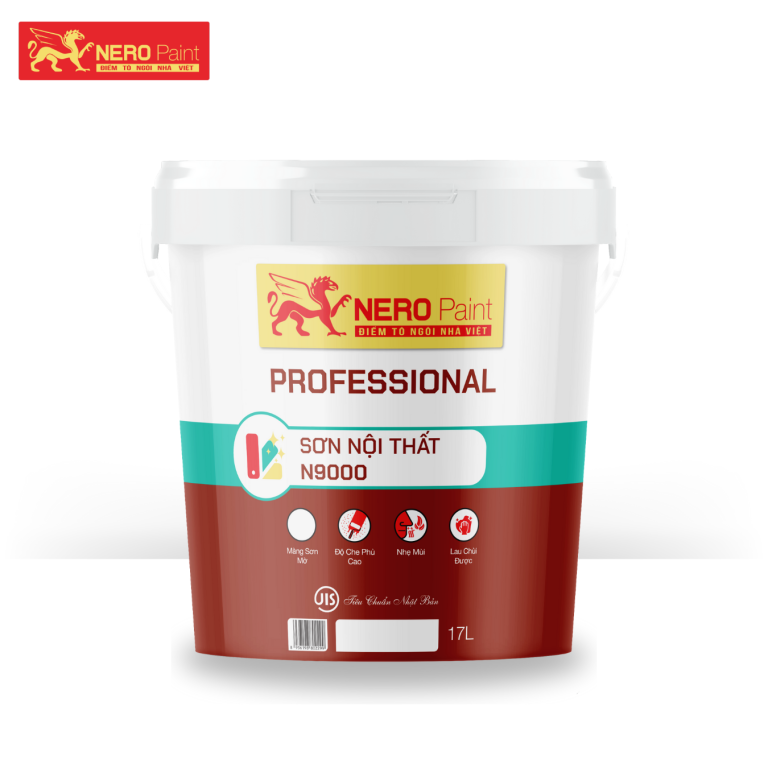 Sơn Nước Nội Thất Nero Chính Hãng Chống Bám Bẩn