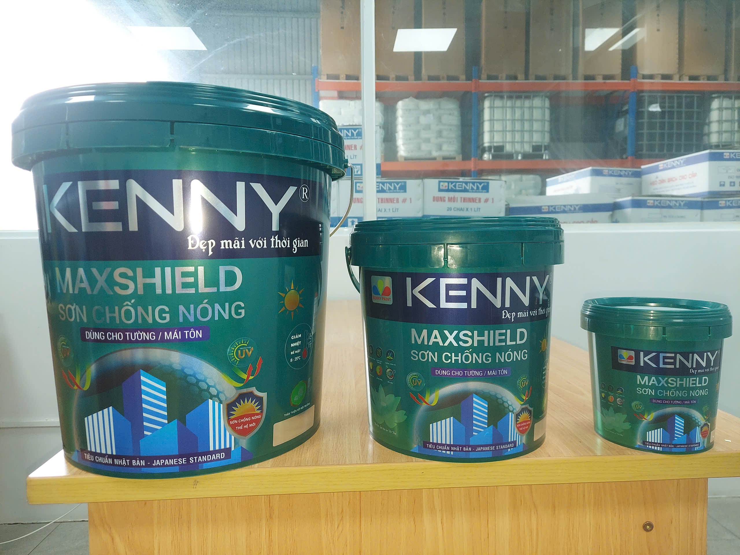 Sơn chống nóng tường Kenny: Giải pháp hạ nhiệt 6°C