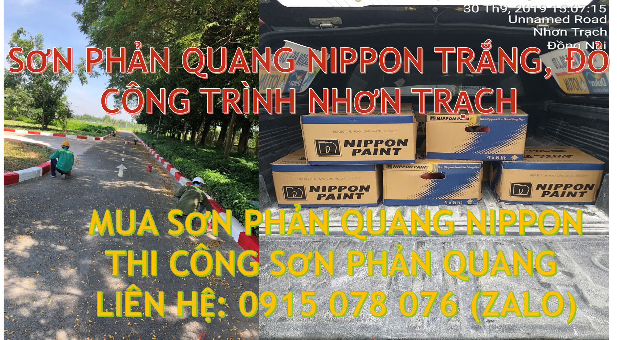 Nippon Reflective Road Line White Chính Hãng Giá Tốt